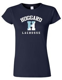 Hoggard Lacrosse Ladies Navy T-Shirt - Orders due by Wednesday, January 25, 2023